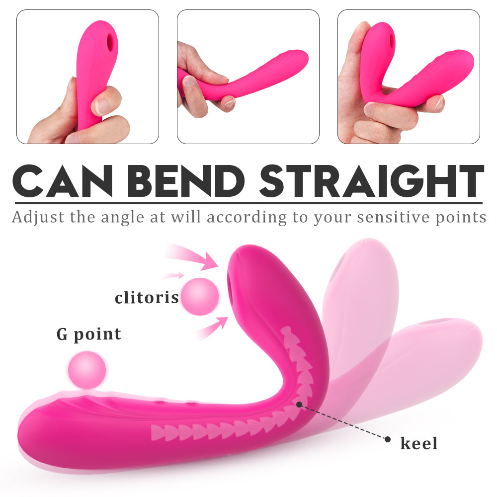 Bendable Sucking Vibrator (Charming)